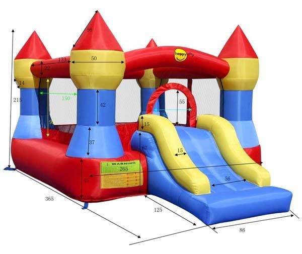 castillo inflable castello 1