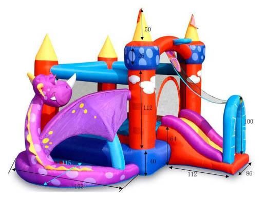 Castillo inflable Dragon Quest 5