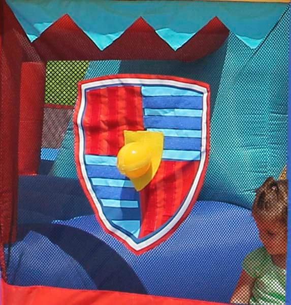 castillo inflable medieval