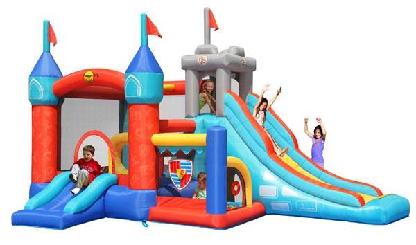 castillo inflable medieval