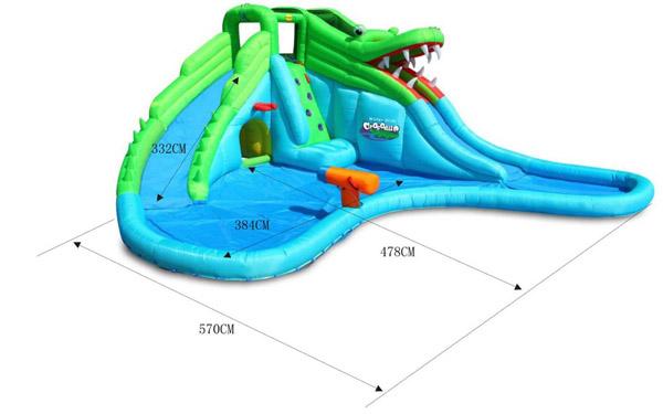 Insuflavel Acuatico Crocodilo