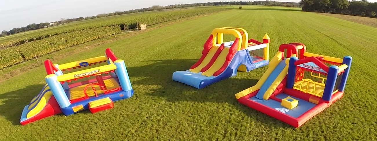 Inflable Double Mega Slide 4 en 1