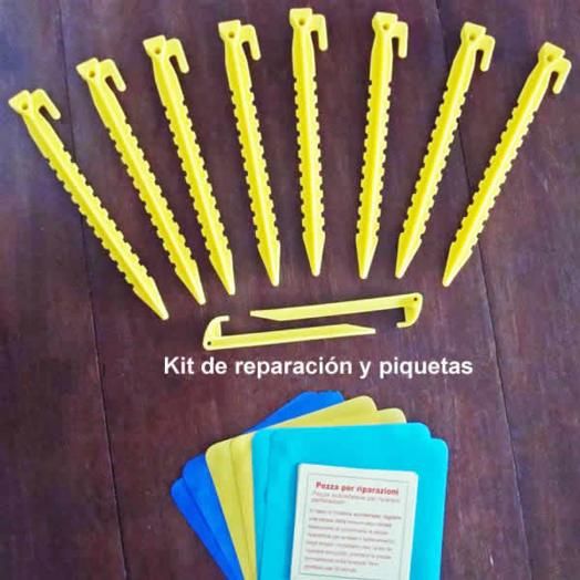 kit de reparacio de castell inflable