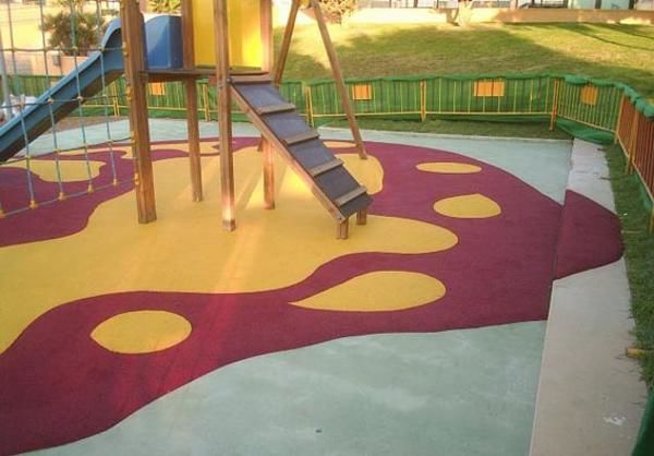 Suelo de caucho para parques infantiles -Fixer