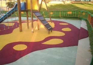 Pavimento De Caucho Continuo Para Parques Infantiles Toledo