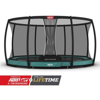 Cama elástica Berg InGround Champion 270 con red Deluxe