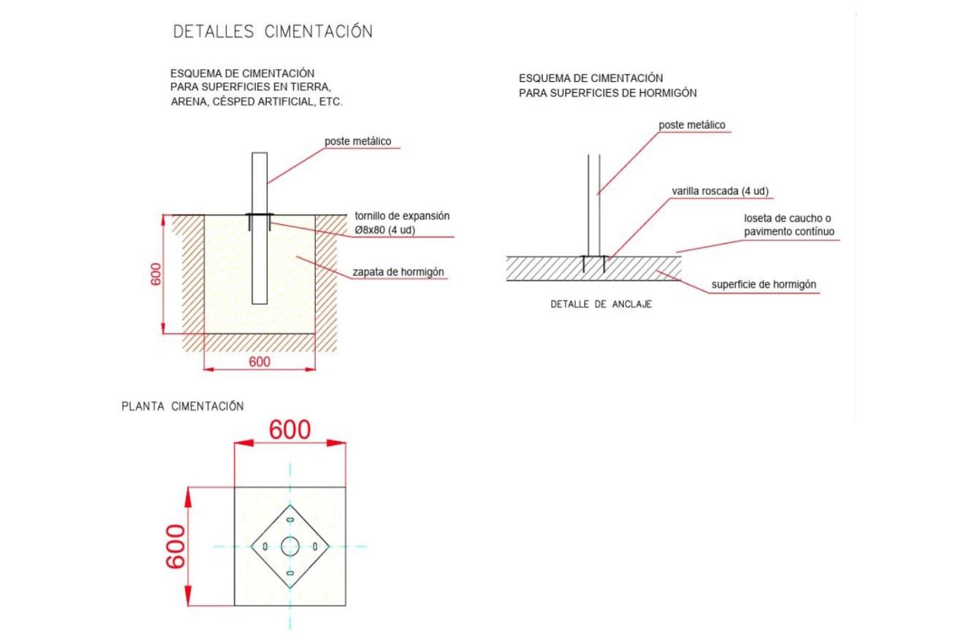 Canasta de Básquet Doble para Uso Público