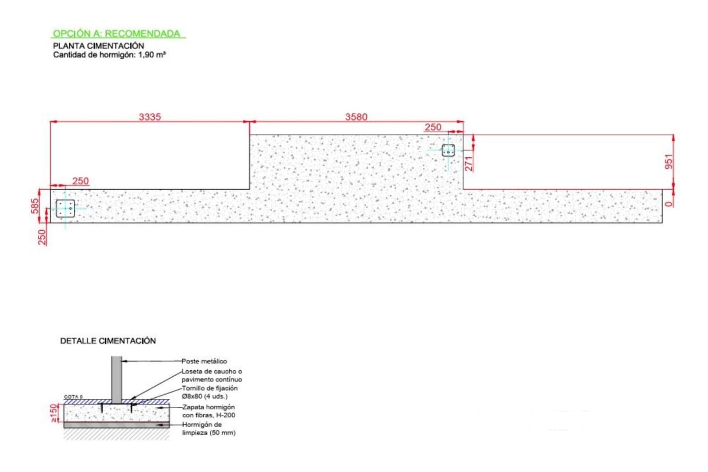 Frontal multideportivo Jaula