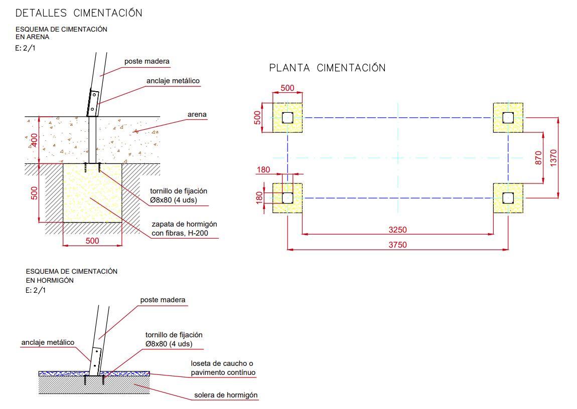 Columpio homologado Heroes Biplaza