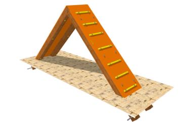 Jogo canino palisade agility