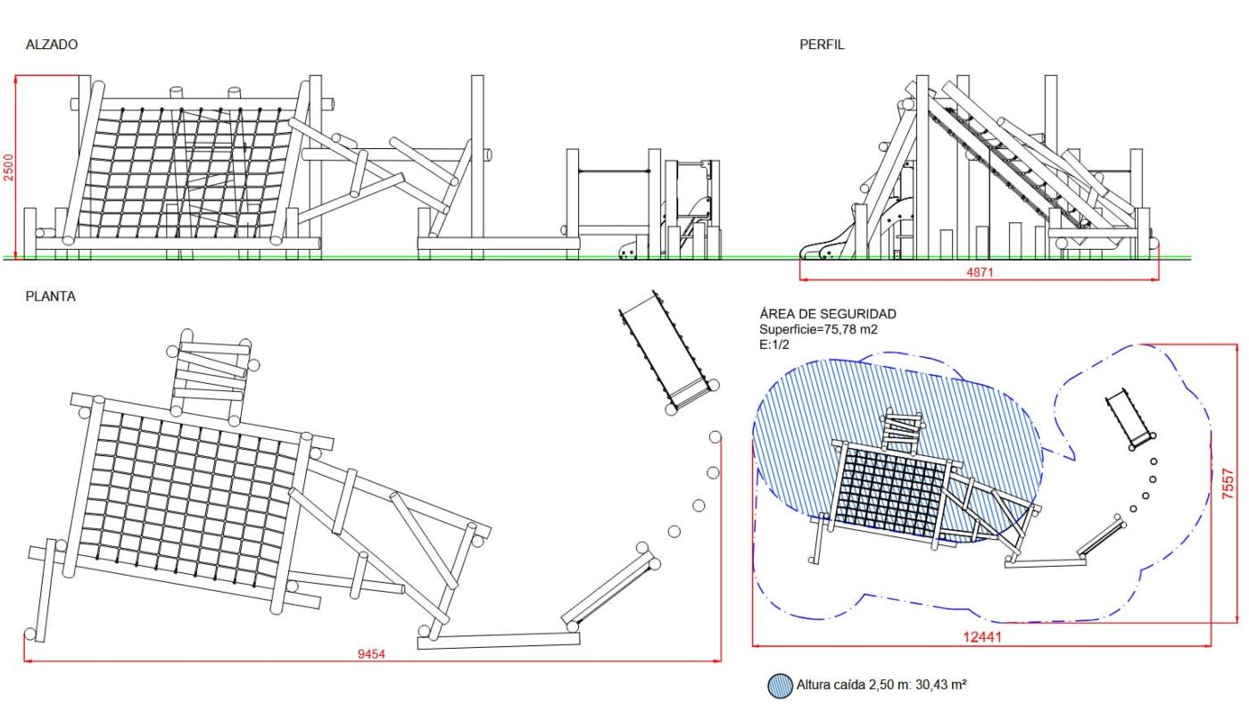 Conjunto de escalada SALAU