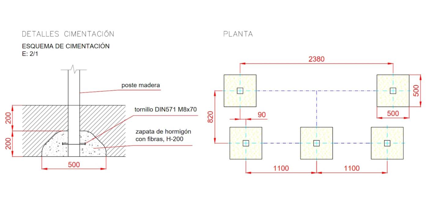 Circuit educació física exterior: Espatllera inclinada