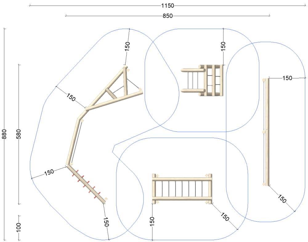 circuit montessori de fusta no tractada 3