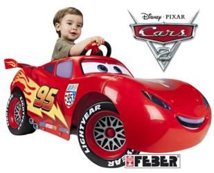 Coche de Bateria Rayo McQueen de feber