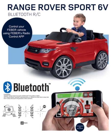 montable famosa range rover azul 6v 10922