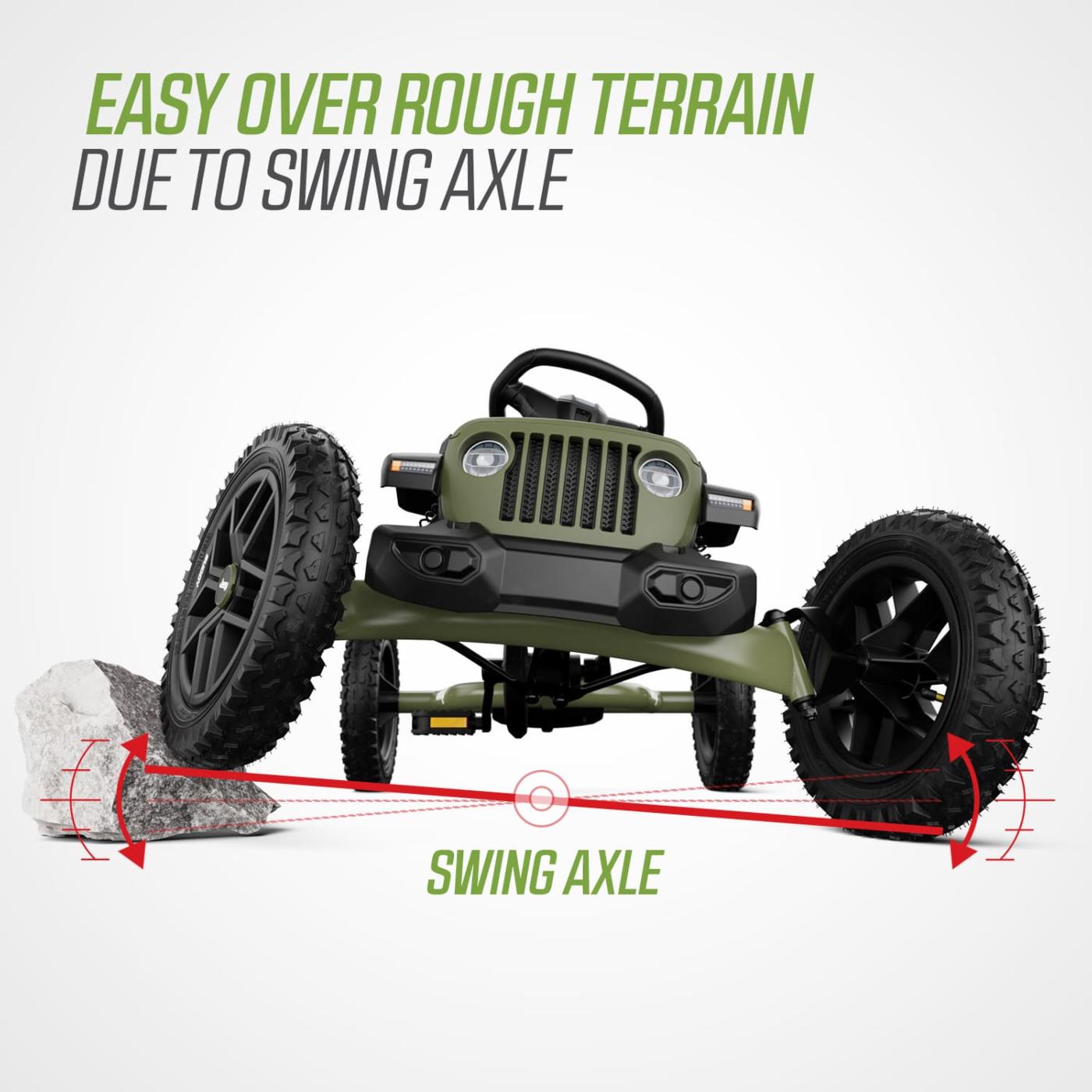 Carro pedais BERG Buddy Jeep Wrangler