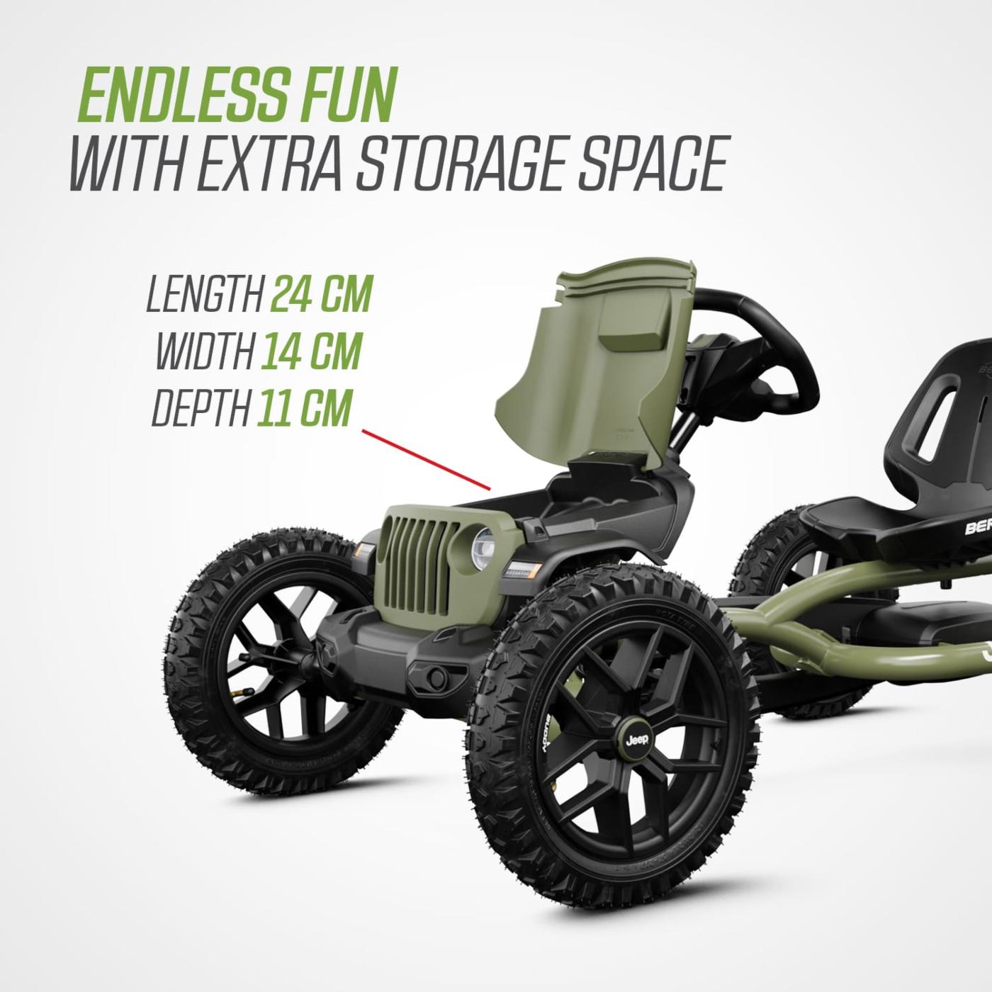 Carro pedais BERG Buddy Jeep Wrangler
