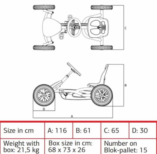 Cotxes de pedals BERG Buddy CASE-IH