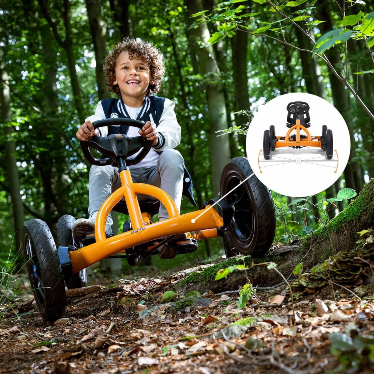 Coche de pedales BERG Buddy B-Orange naranja 3 a 8 años