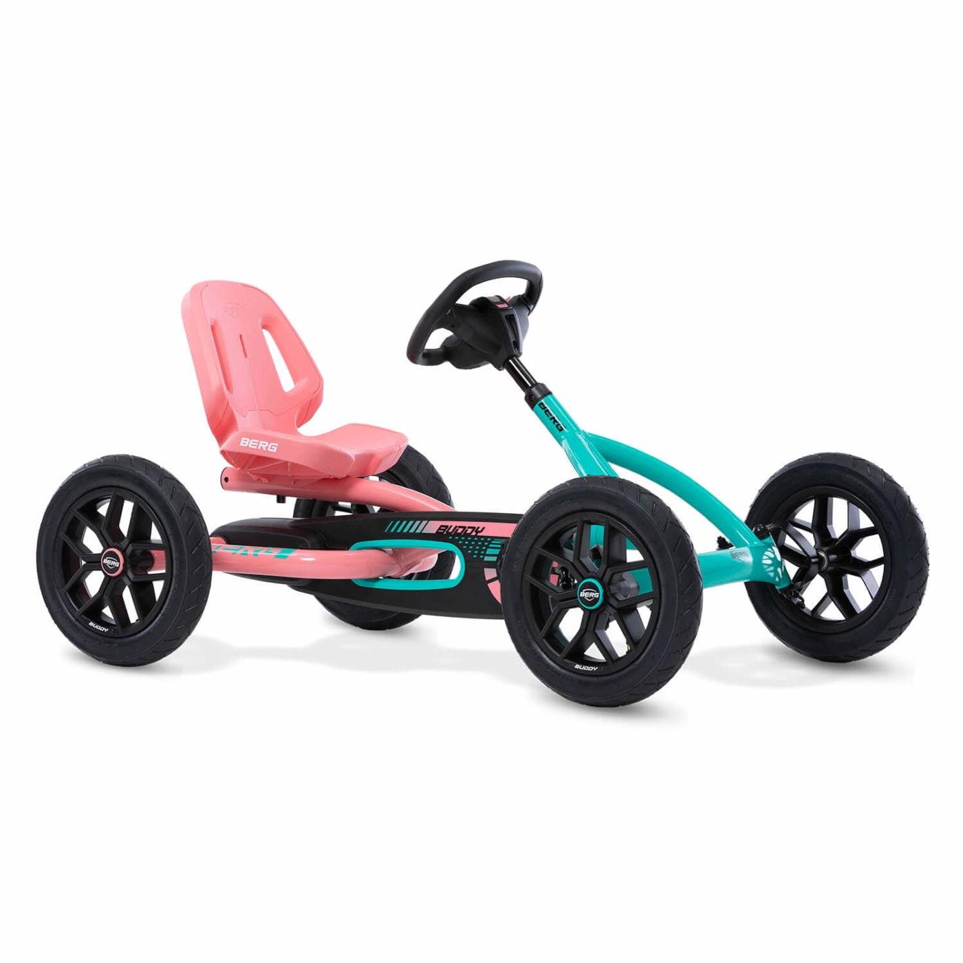 Coche de pedales BERG Buddy Lua rosa y azul 3 a 8 años