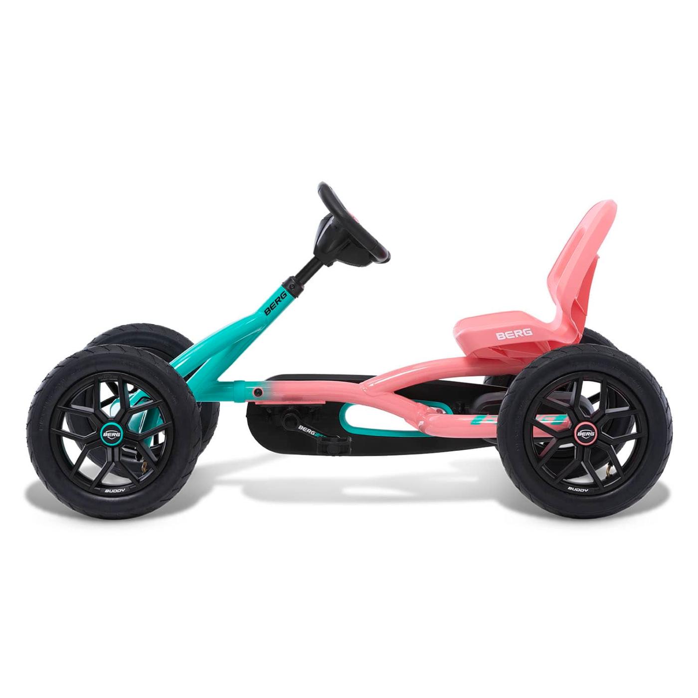 Cotxe de pedals BERG Buddy Lua rosa i blau 3 a 8 anys