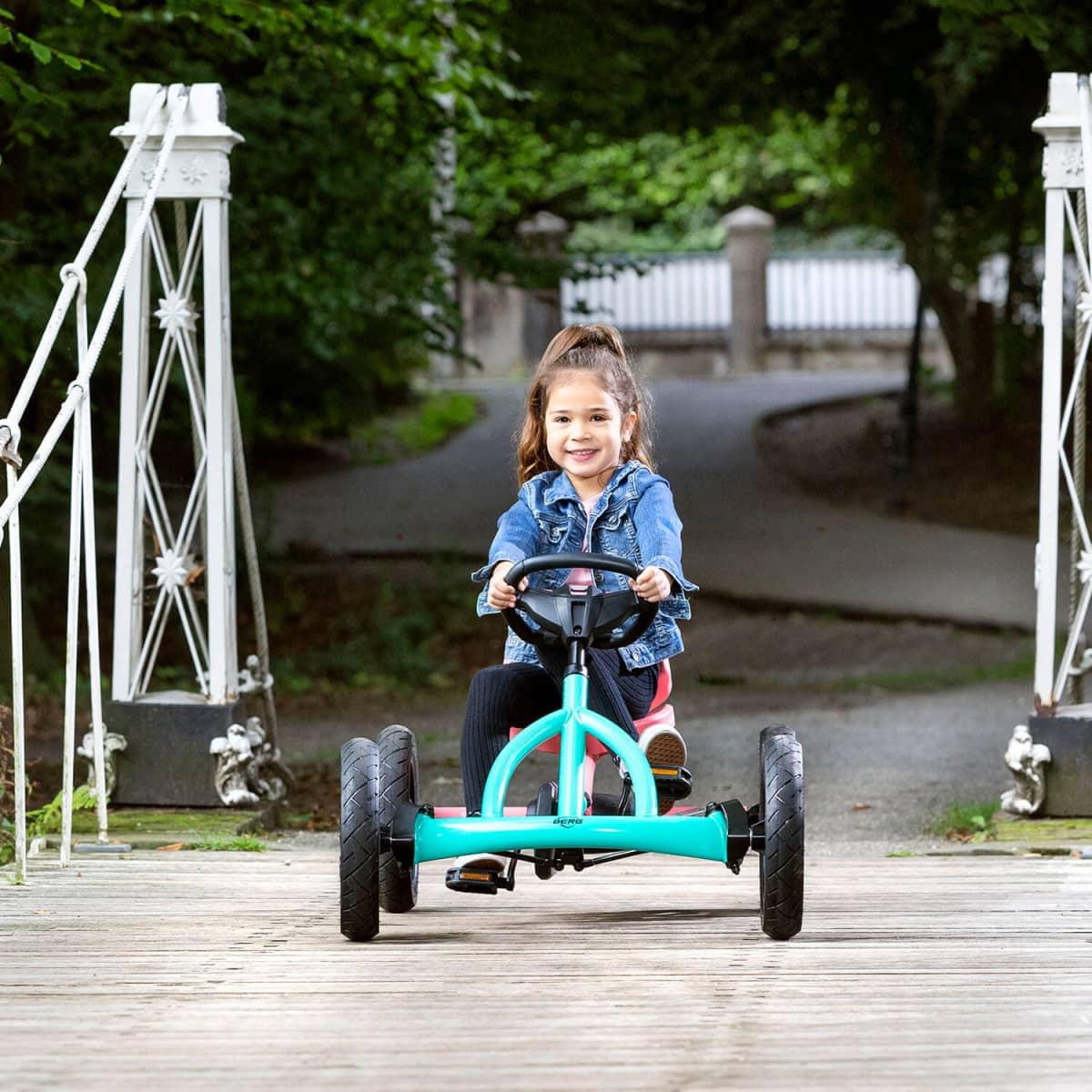 Coche de pedales BERG Buddy Lua rosa y azul 3 a 8 años