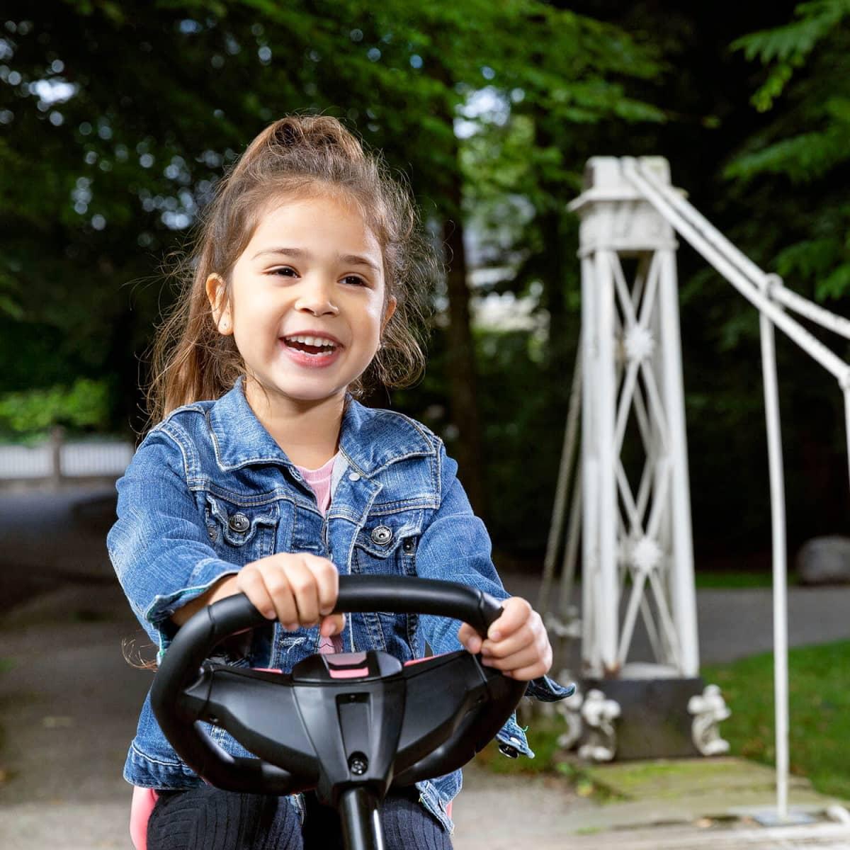 Coche de pedales BERG Buddy Lua rosa y azul 3 a 8 años