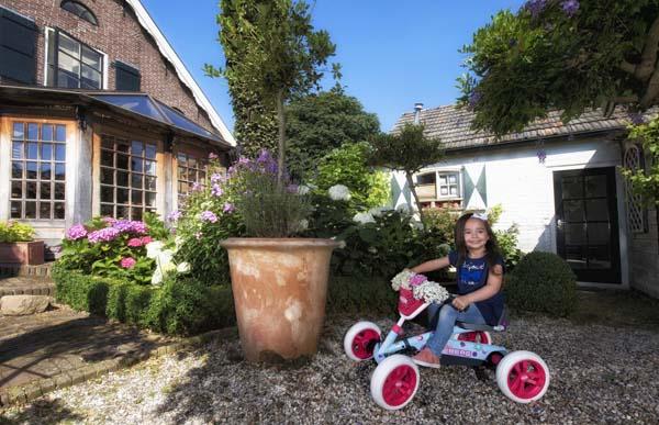 Carro a pedais BERG BUZZY BLOOM de rosa