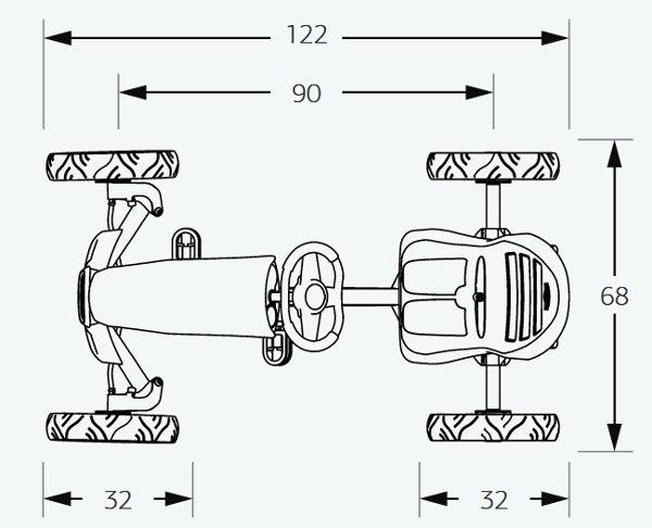 Cotxe de pedals Berg Rally Force