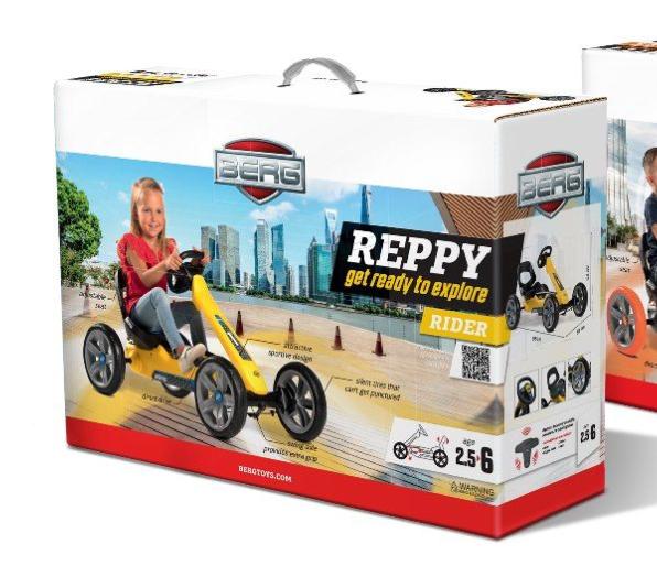 coche de pedales BERG Reppy Rider
