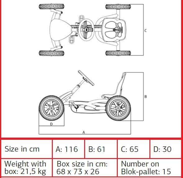 Cotxe de pedals Berg Buddy Fendt