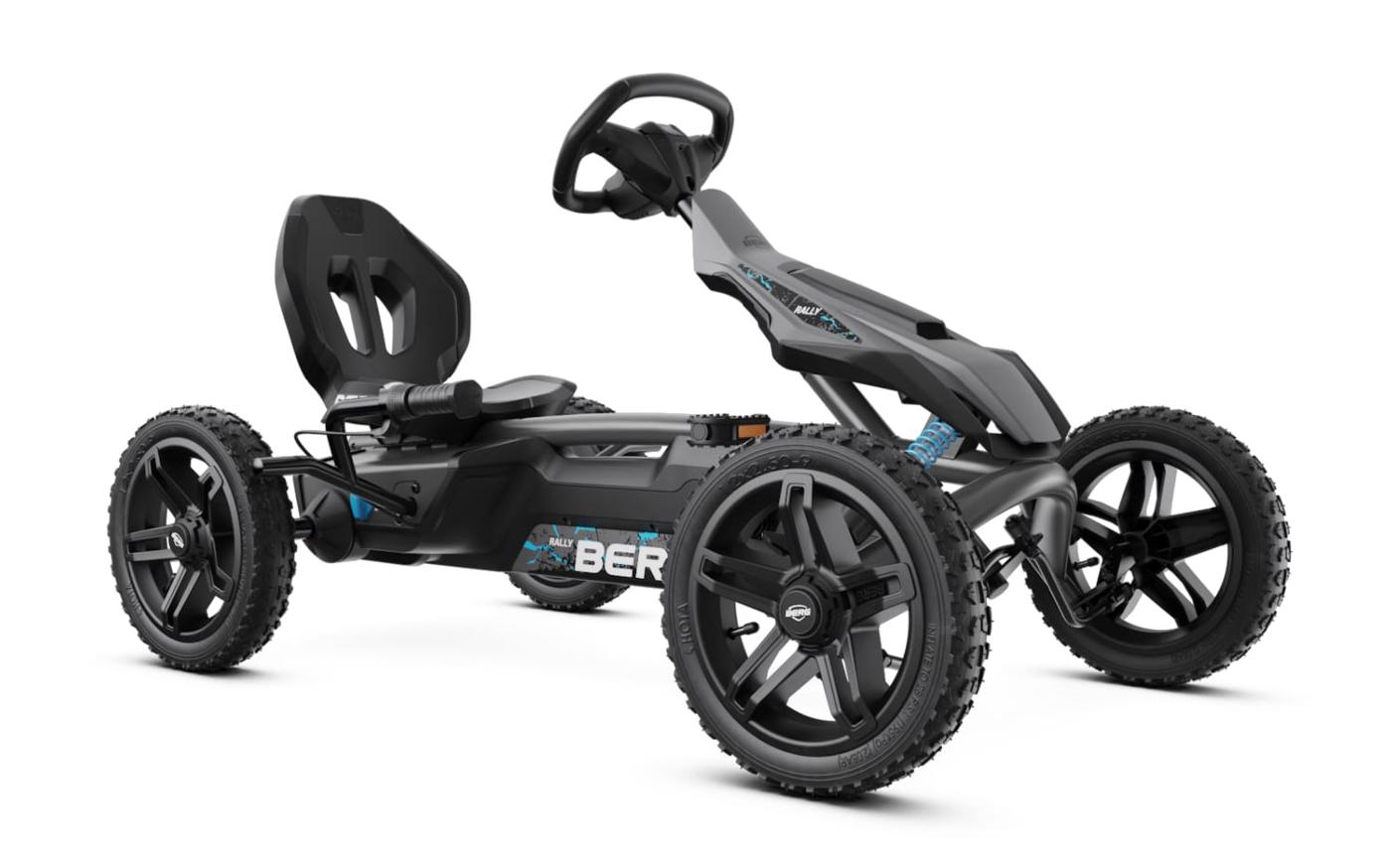 Coche de pedales BERG Rally DRT Black Cambio de 3 marchas