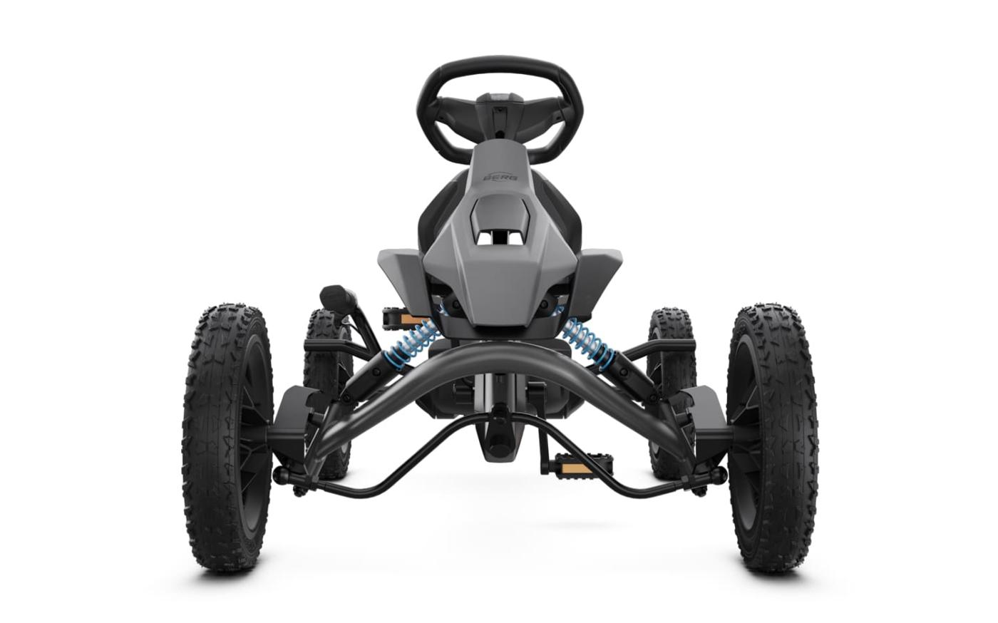 Coche de pedales BERG Rally DRT Black Cambio de 3 marchas