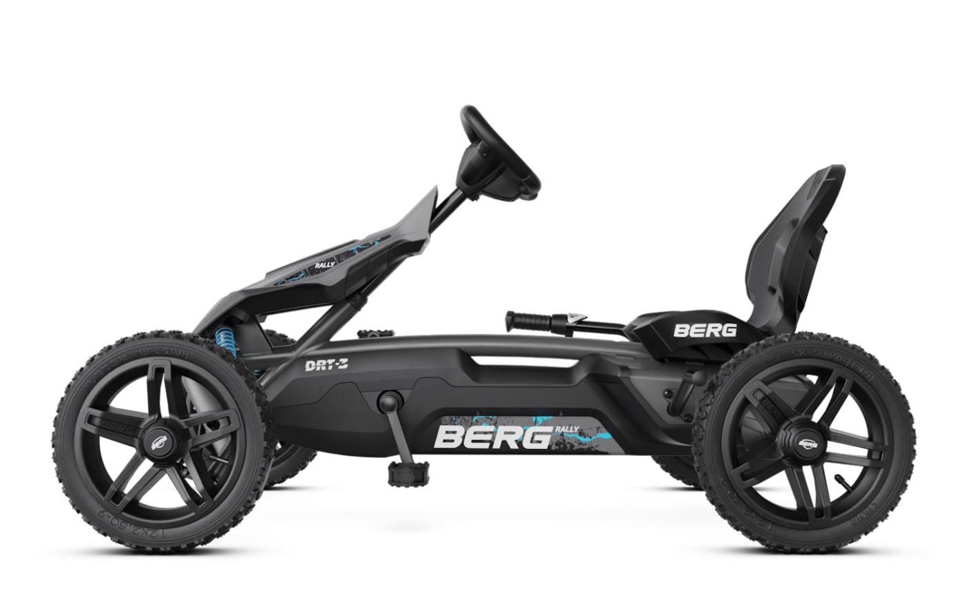Coche de pedales BERG Rally DRT Black Cambio de 3 marchas