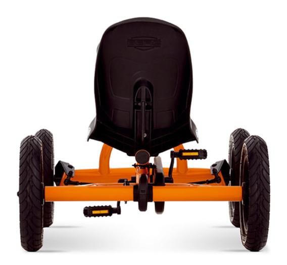 kart de pedais buddy orange detras