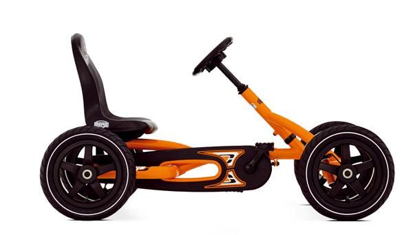 cotxe pedals buddy orange perfil