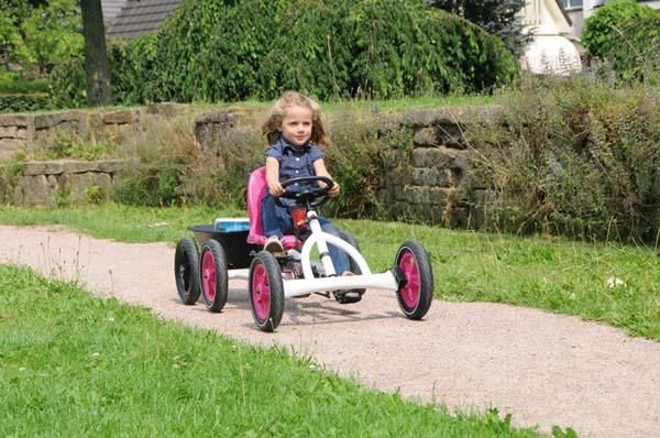 Carro de pedais Berg Buddy White