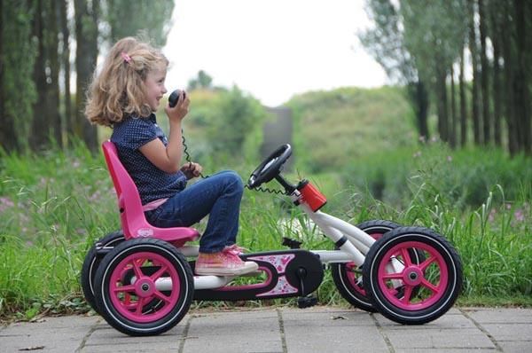 Carro de pedais Berg Buddy White