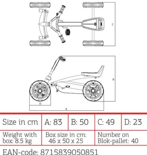 cotxes pedals infantils BERG BUZZY FIAT 500