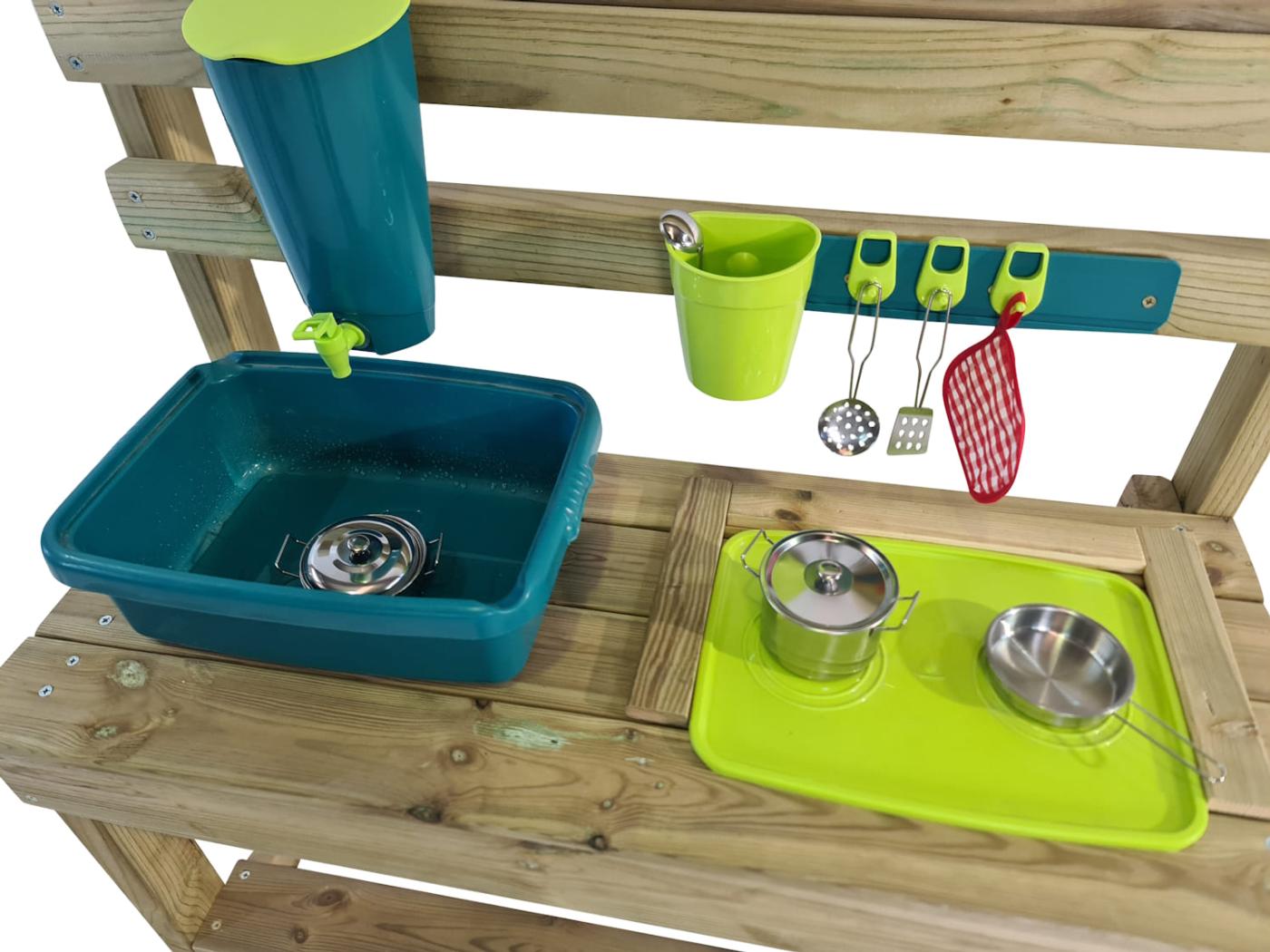 Cocinita infantil de madera para exterior MASGAMES CANDY