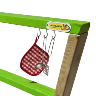 Cocinita de exterior infantil de madera tratada MASGAMES TASTY