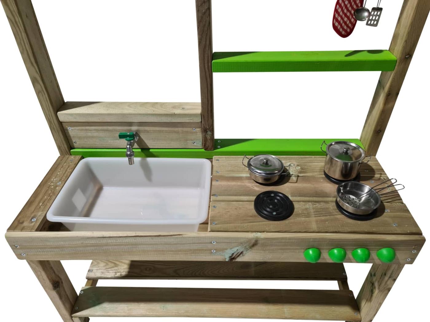 Cocinita exterior infantil de madera MASGAMES SPICY