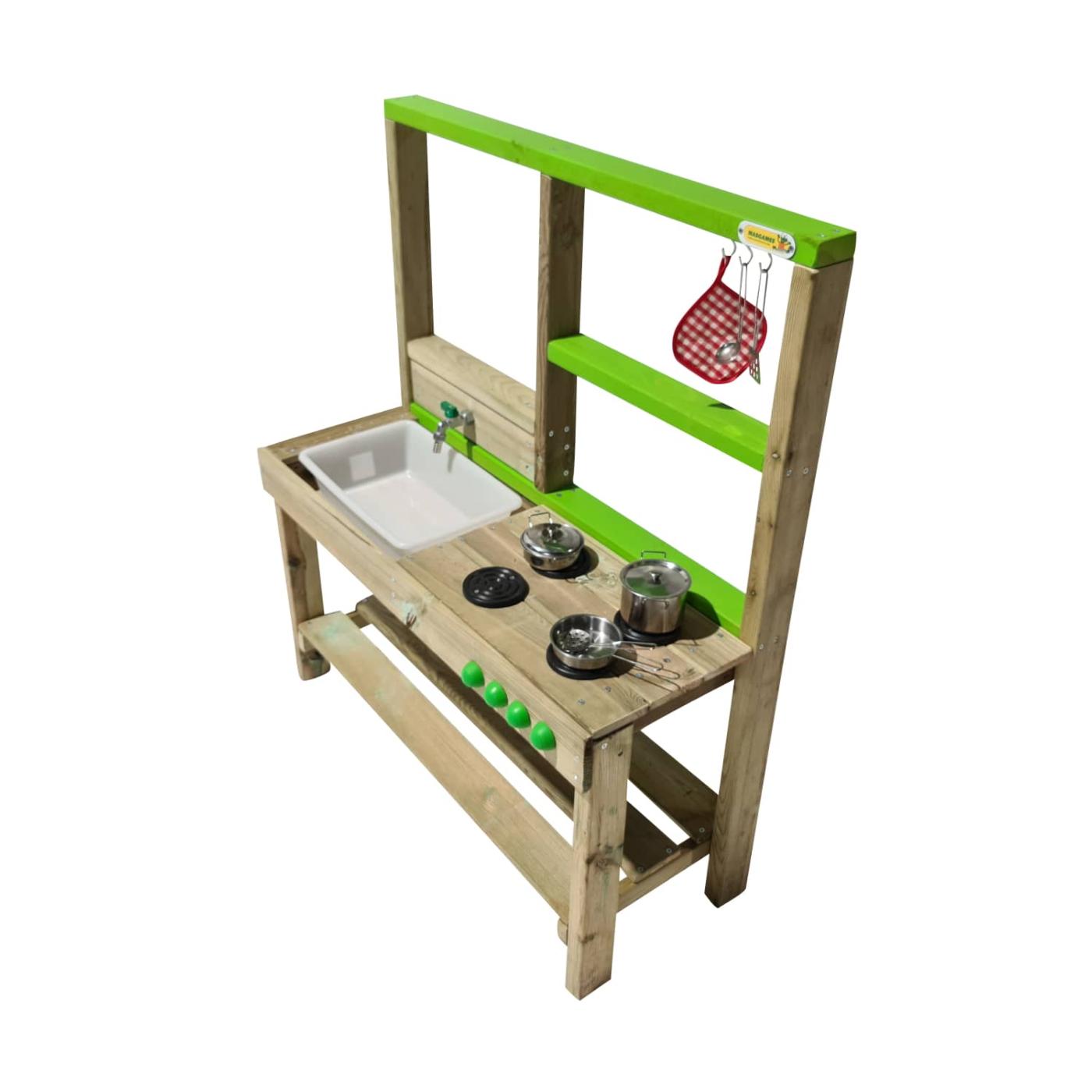 Cocinita exterior infantil de madera MASGAMES SPICY