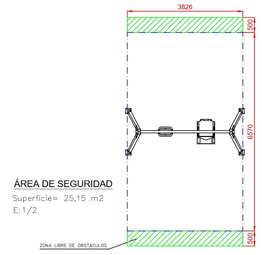 Baloiço Bigular Inclusivo Uso Público