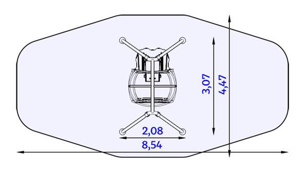 Baloiço para cadeira de rodas