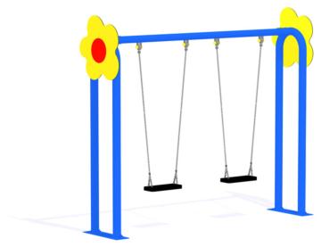 Columpios de jardín para niños - TOPLUDI - Juegos al aire libre