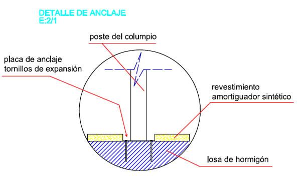 Columpio Homologado Metálico de dos plazas FLOR