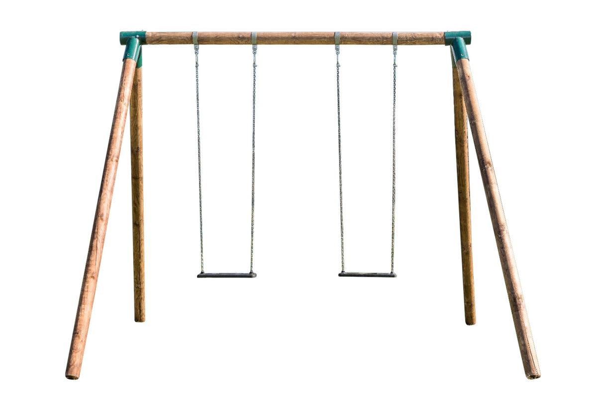 Columpio fuji adultos con asientos de caucho con cadenas