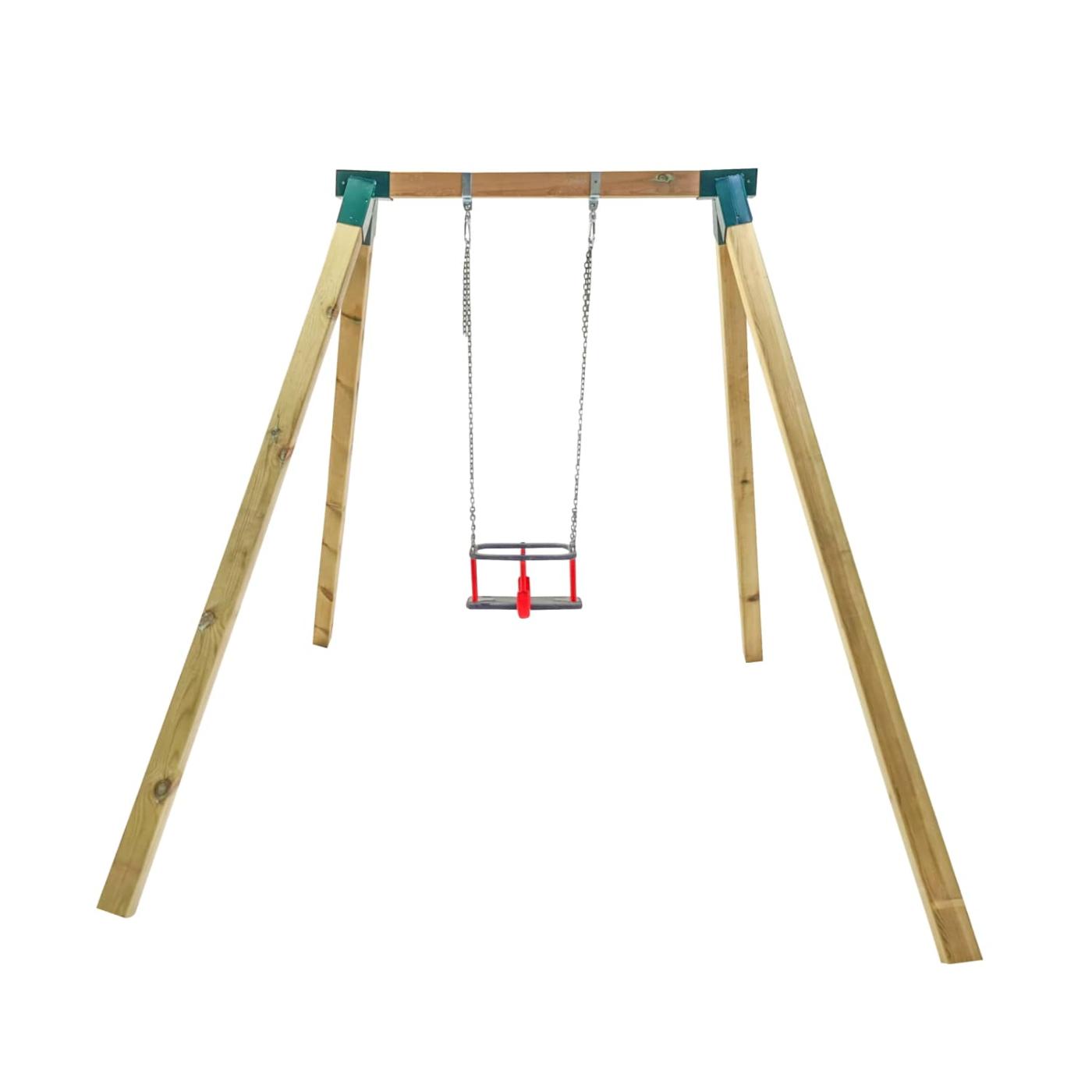 Columpio individual para adultos de madera MASGAMES KARAI DELUXE