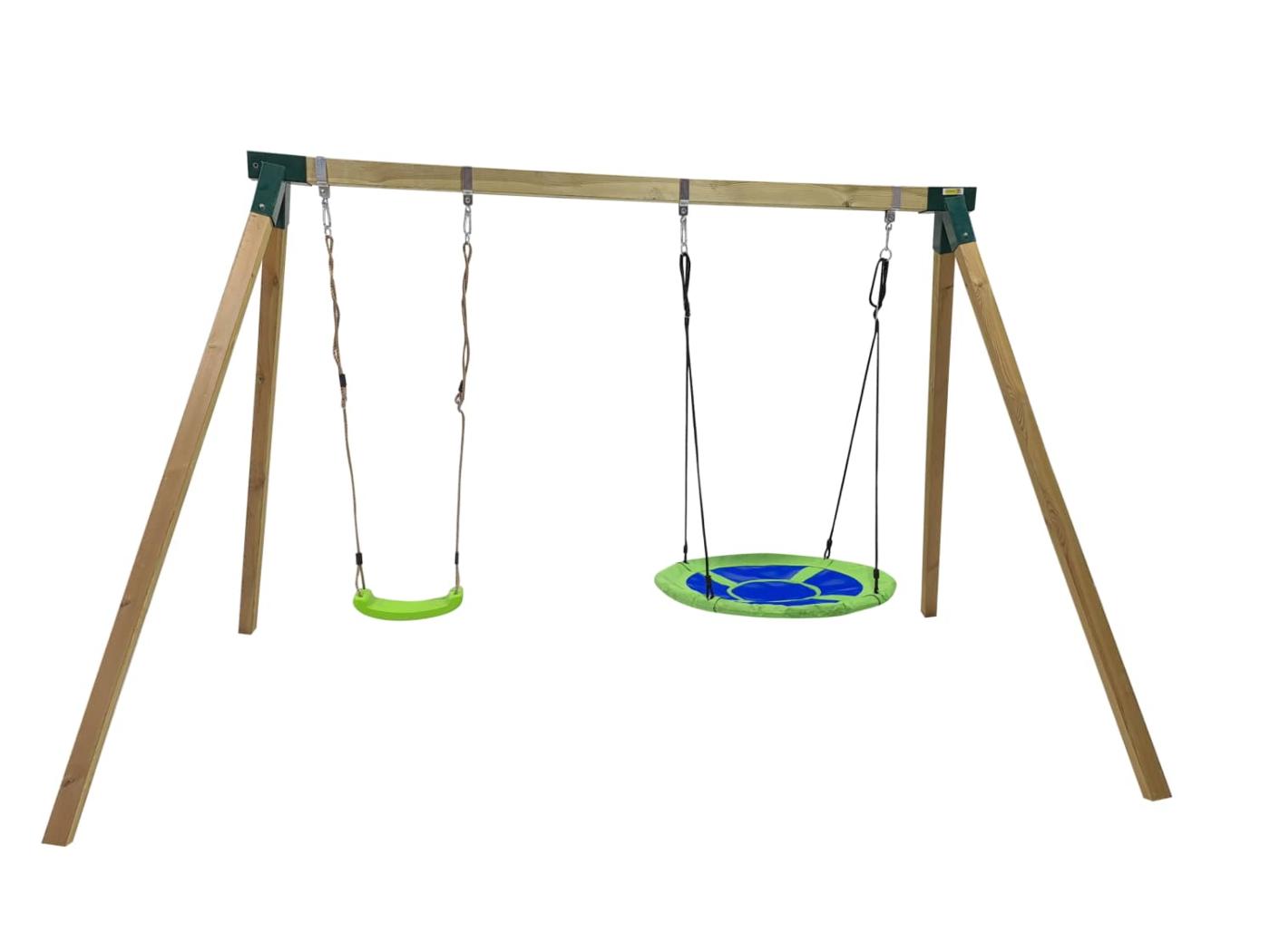 Columpio de madera cuadrada MASGAMES AKINA